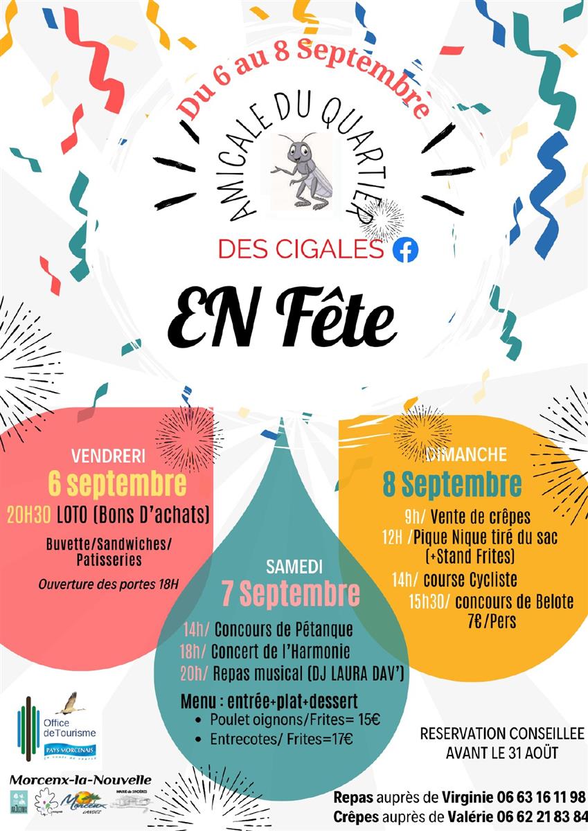 Fêtes du quartier des Cigales !