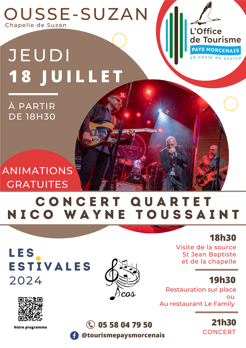Estivale en Pays Morcenais : Concert Nico Wayn ...