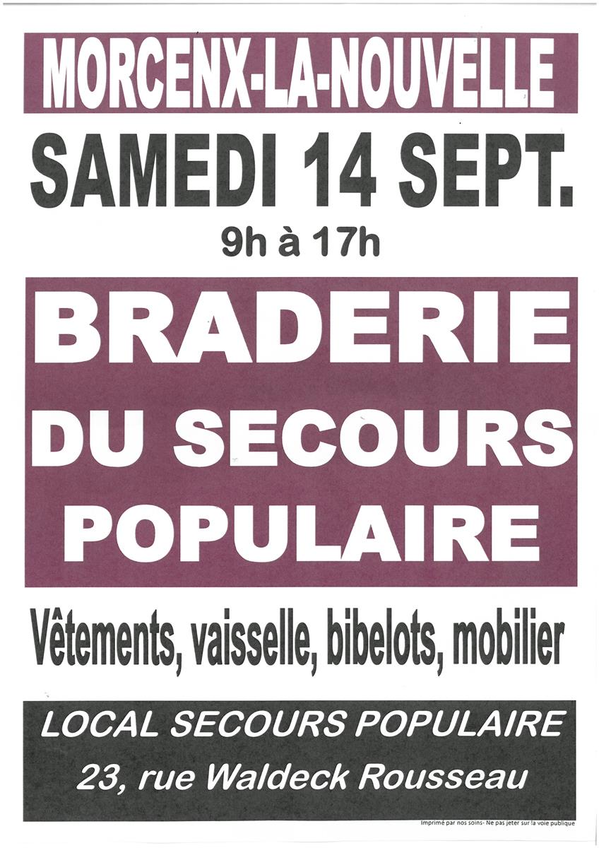 Braderie du Secours Populaire