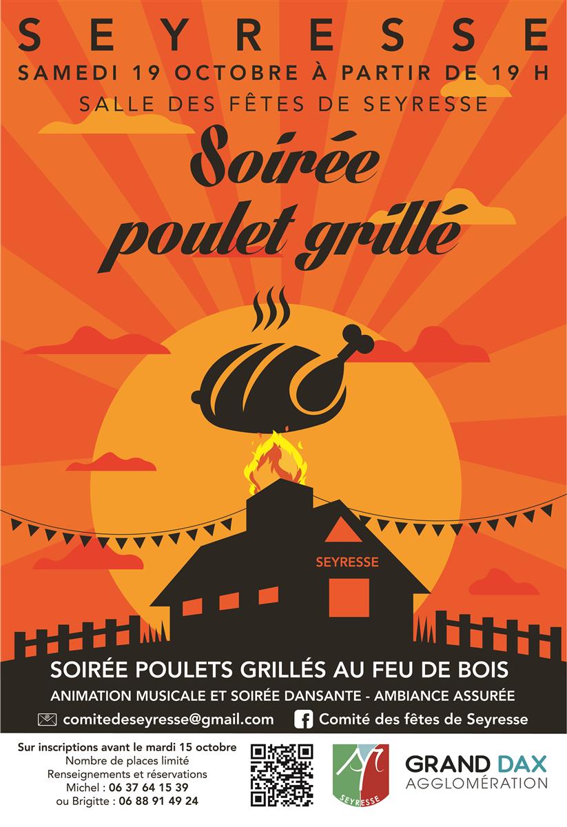 Soirée poulet grillé