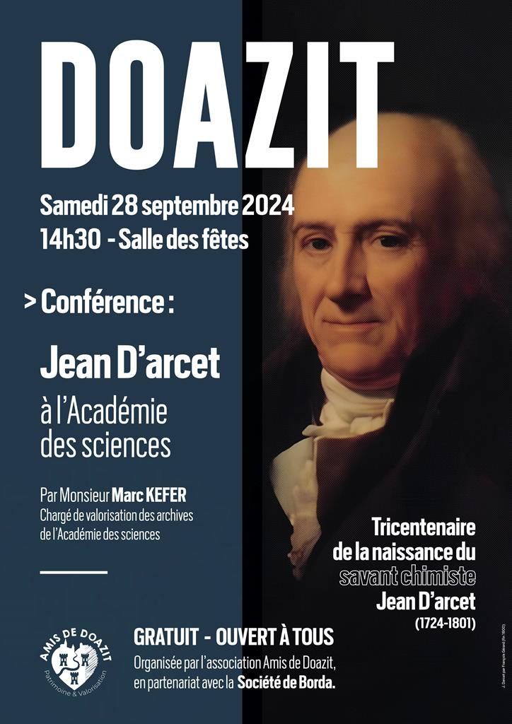Conférence "Jean D'arcet à l'Académie des scie ...