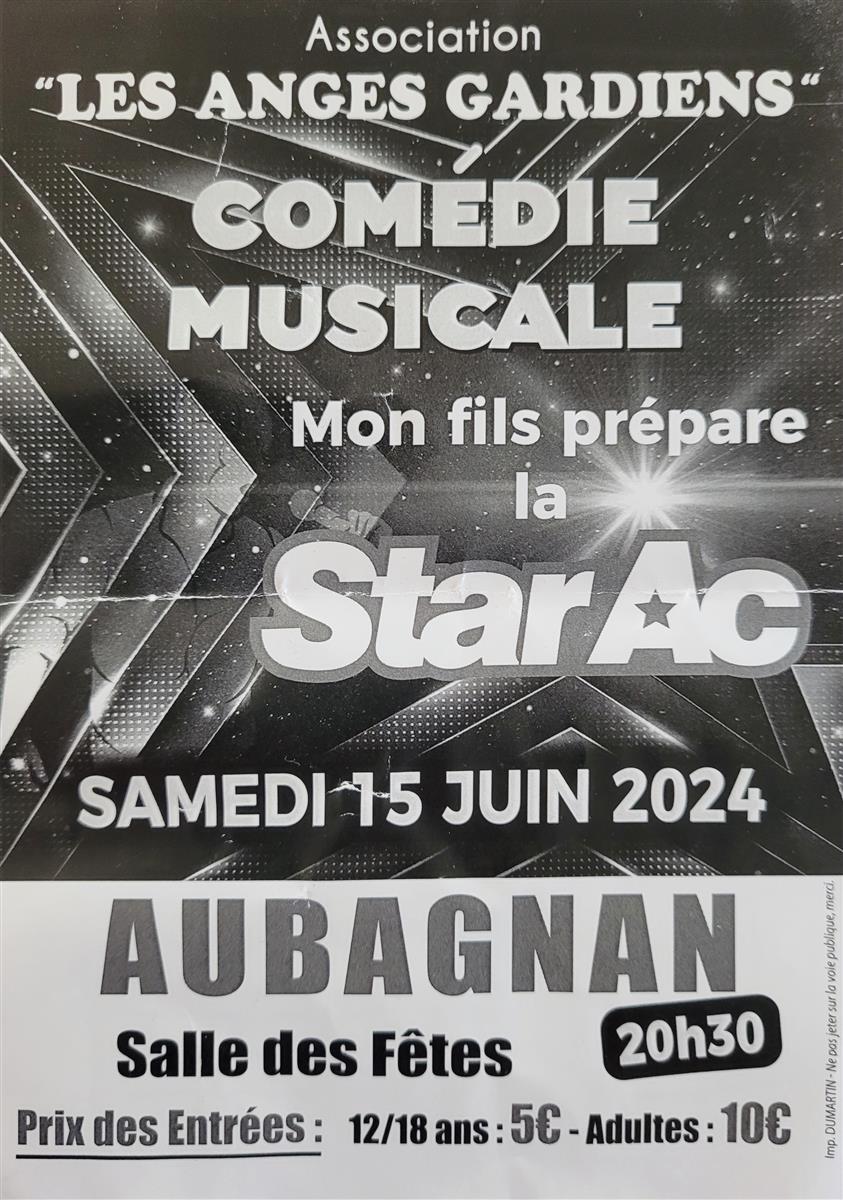 Comédie musicale "Mon fils prépare la StarAc"