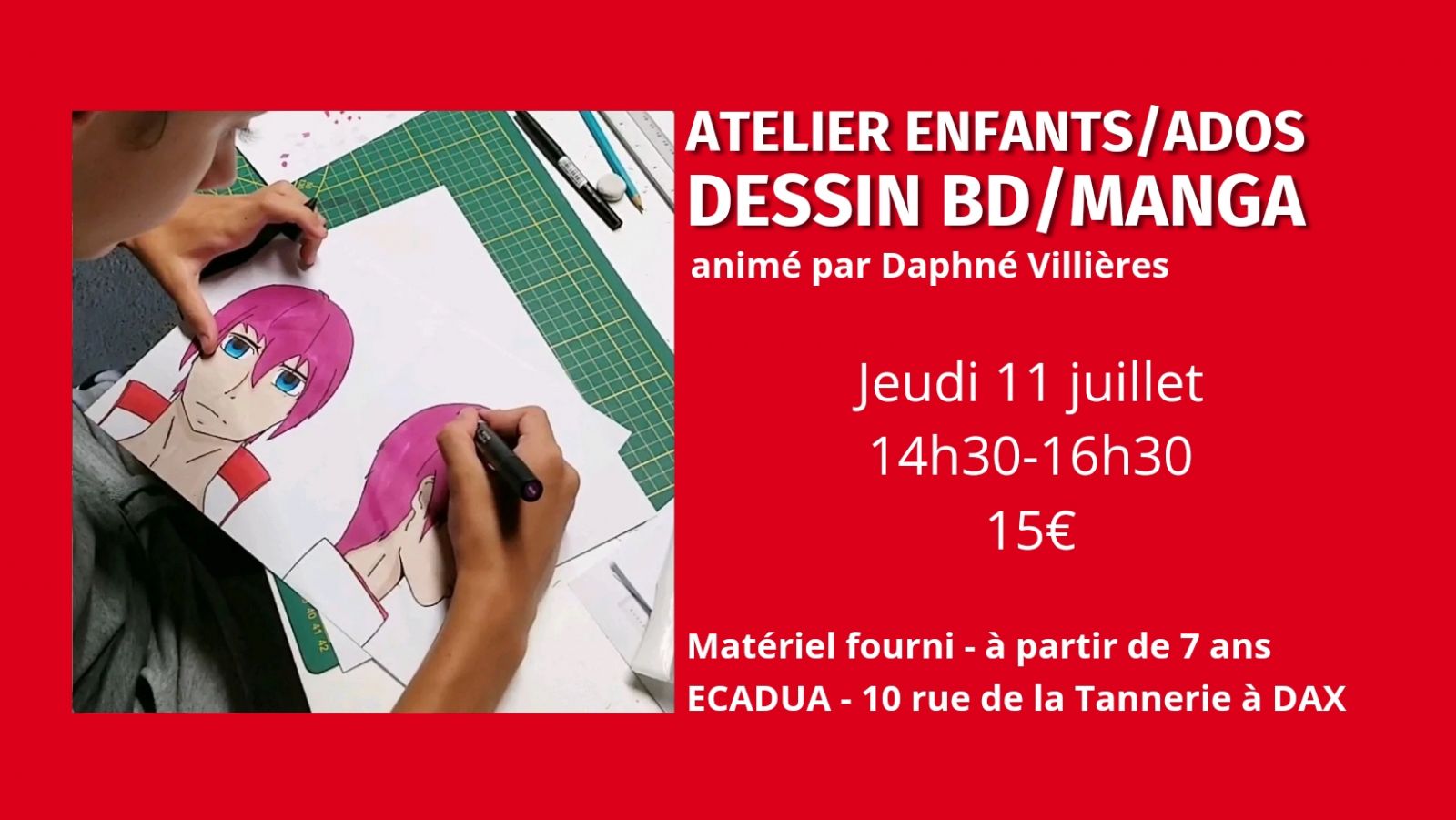 Atelier Dessin BD & Manga / Enfants et ados