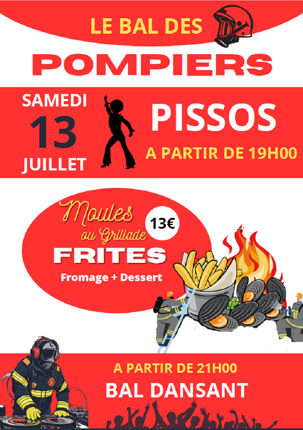 LE BAL DES POMPIERS - Crédit: Pissos | CC BY-NC-ND 4.0