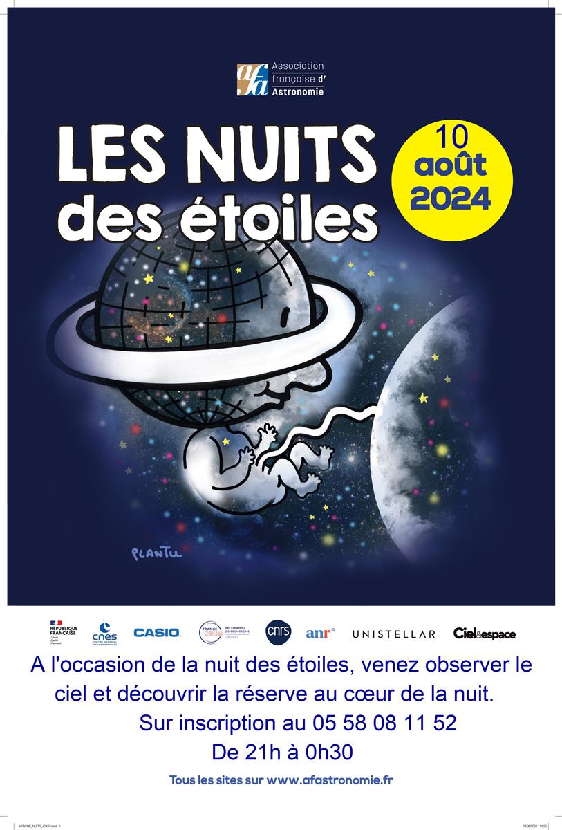 La nuit des étoiles - Crédit: RESERVE ARJUZANX | CC BY-NC-ND 4.0