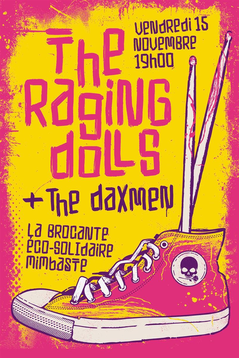 Concert The Raging Doll (rock)+ The Daxmen (bl ...