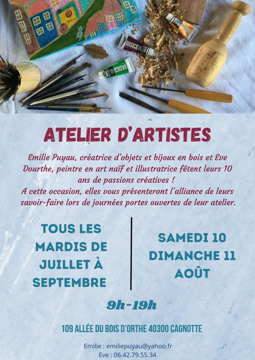 PORTES OUVERTE à L ATELIER D' ARTISTES