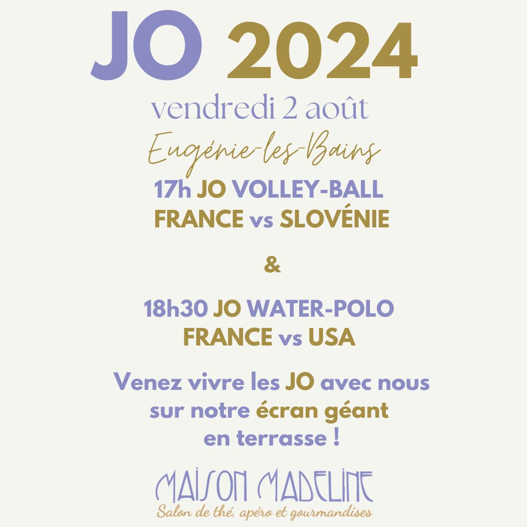 JO 2024 sur écran géant et en terrasse !