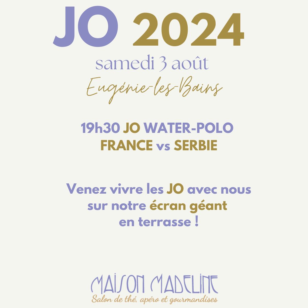 JO 2024 sur écran géant et en terrasse !