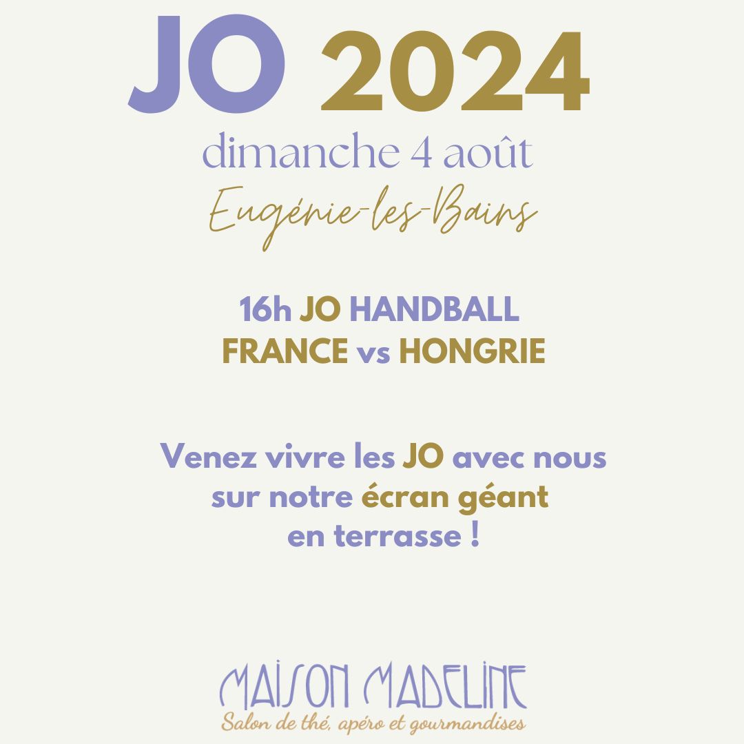 JO 2024 sur écran géant et en terrasse !