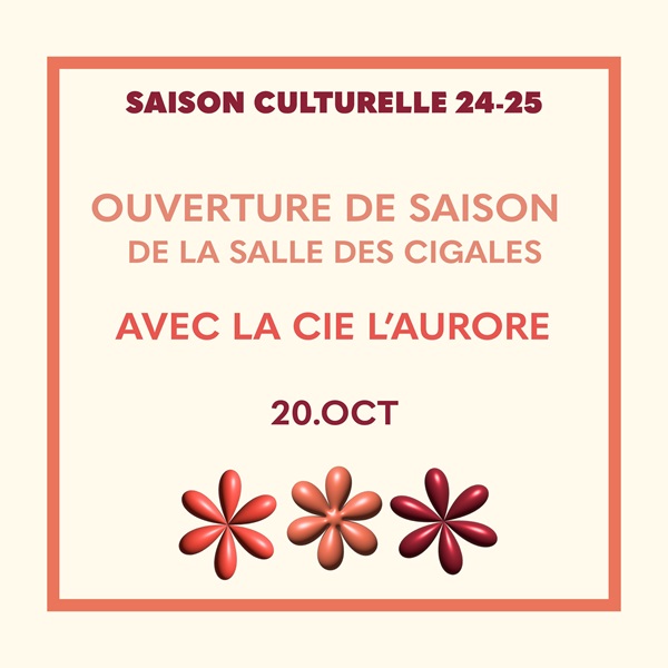 Ouverture de saison culturelle 2024/2025 de la ...