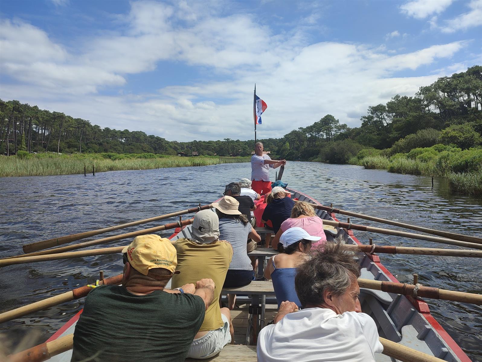 Initiation à l'aviron et balade sur la Pinasse