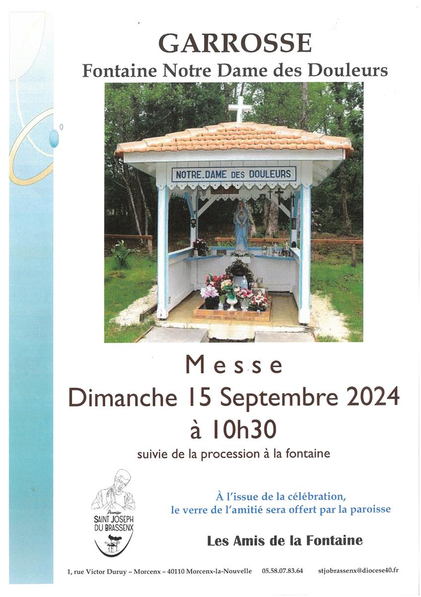 Messe à la Fontaine "Notre Dame des Douleurs"