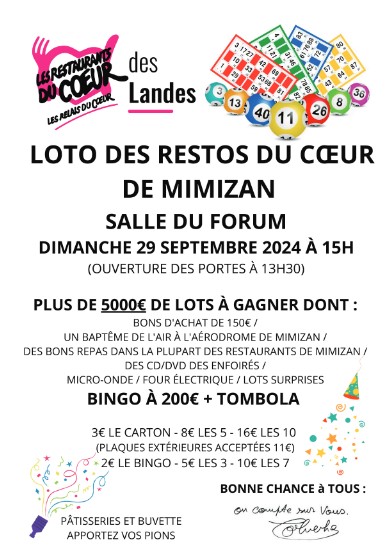 Loto des Restaus du Coeur