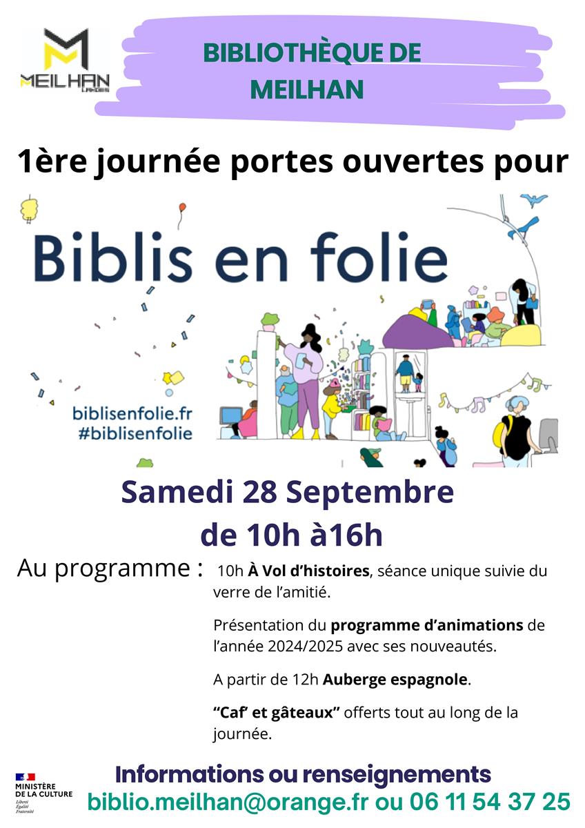 Portes Ouvertes Bibliothèque de Meilhan