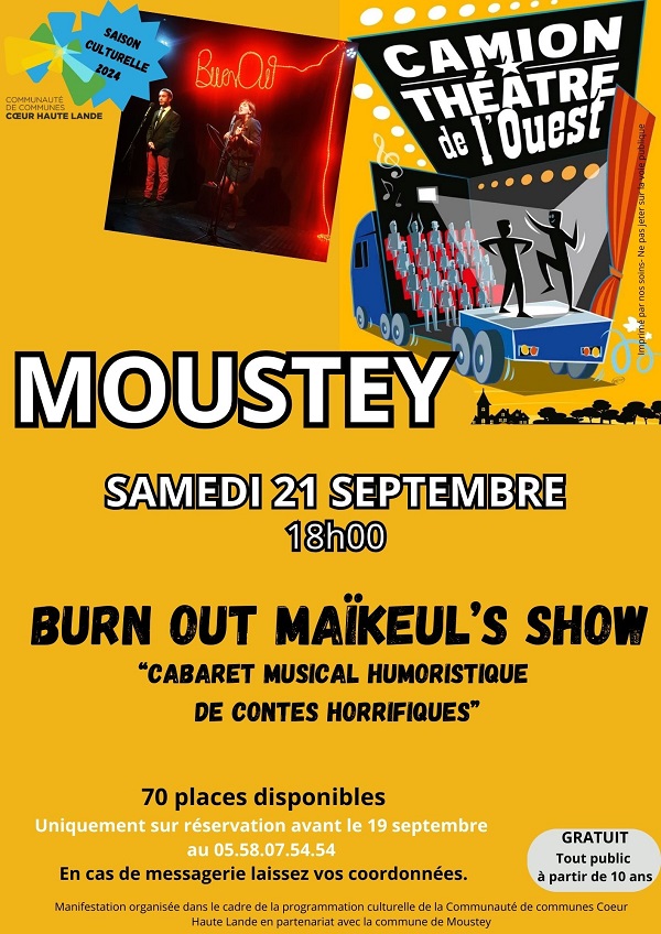 SPECTACLE "Burn Out Maïkeul's Show"