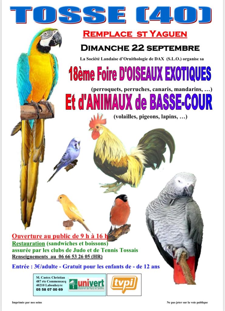 18ème Foire d'oiseaux exotiques et d'animaux d ...