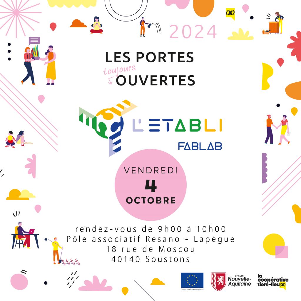 Portes "toujours" ouvertes au Fablab L'Etabli