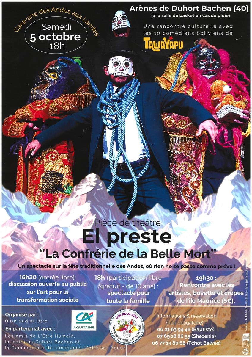 Théâtre "El preste, La confrérie de la Belle Mort"