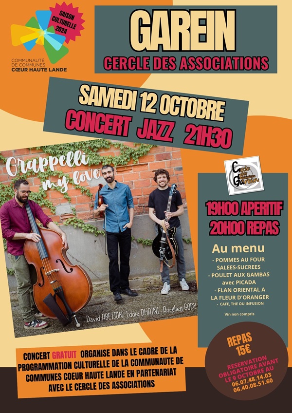 CONCERT - REPAS // Cercle des Associations de  ...