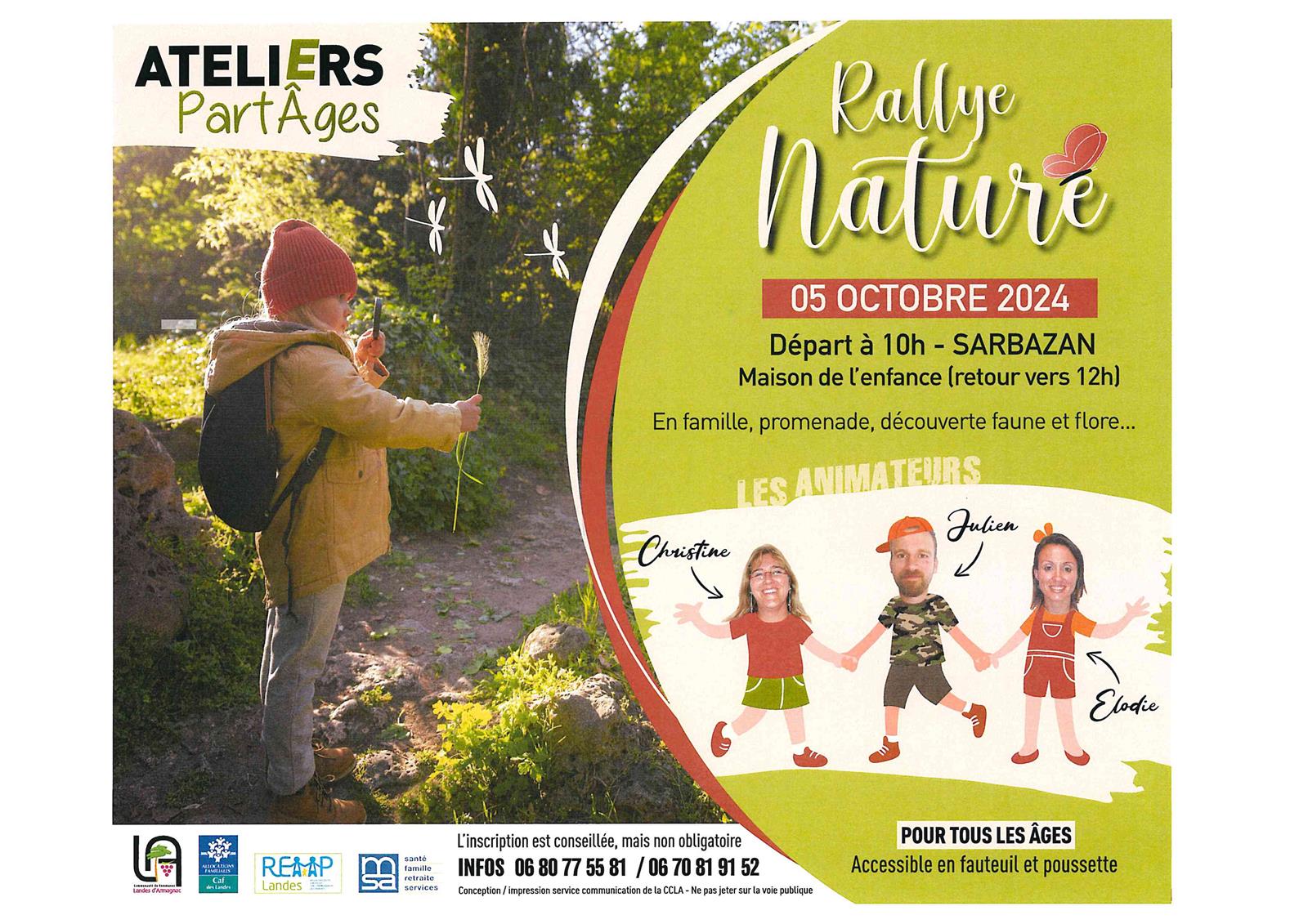 Ateliers Part'âges : Rallye Nature