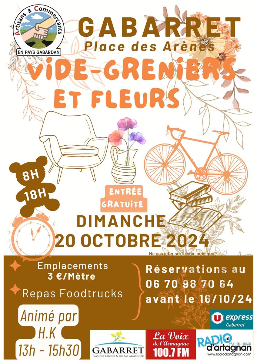 Vide Grenier et Marché aux fleurs