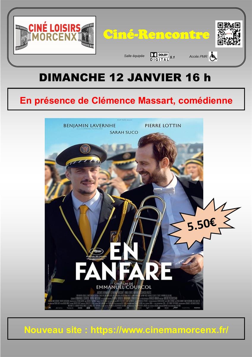 Ciné-Rencontre - "En fanfare" - Clémence Massart