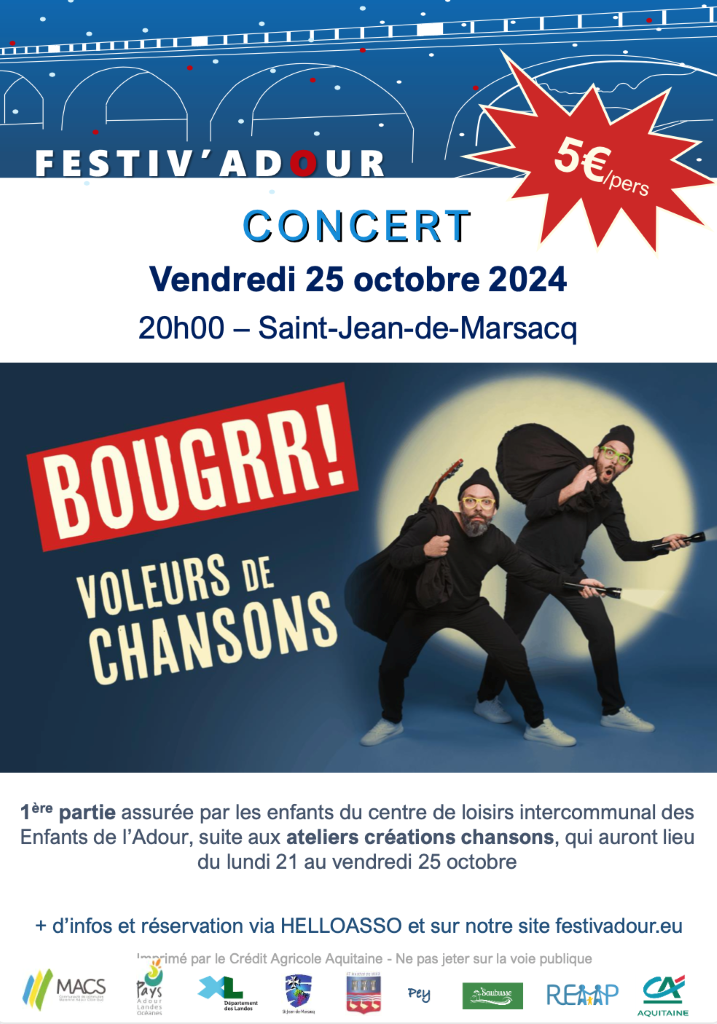 Concert Bougrr - Voleurs de chansons