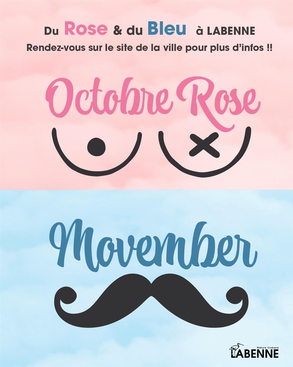 Inauguration Octobre Rose et Movember à Labenne