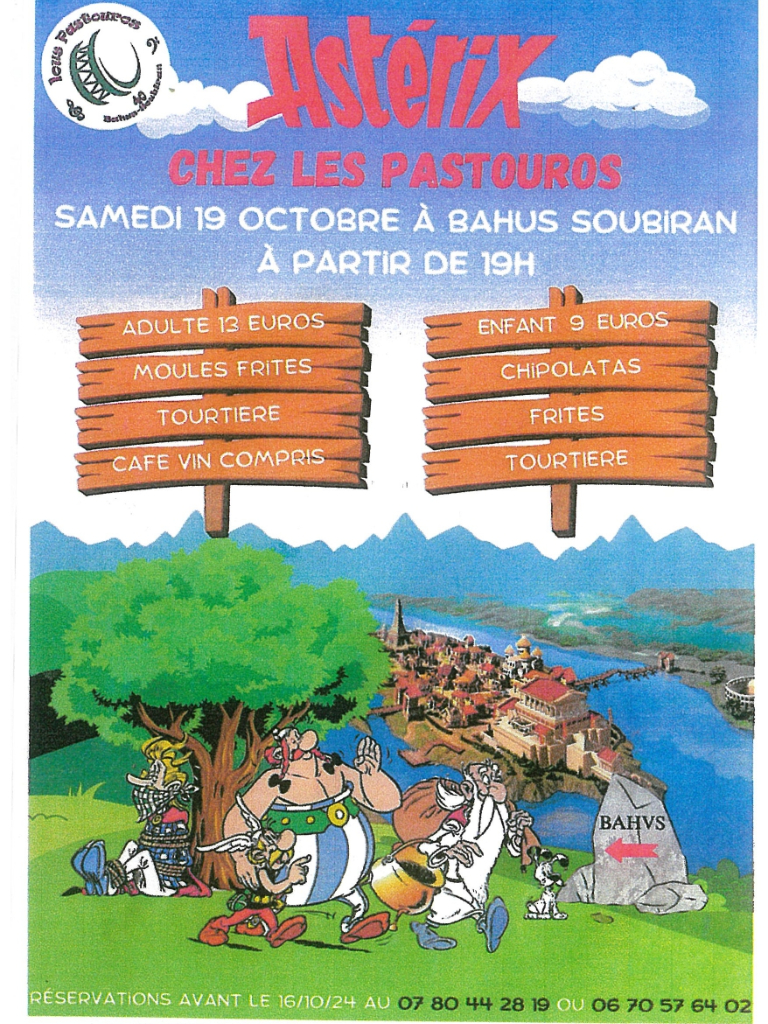 Soirée "Astérix chez les Pastouros"