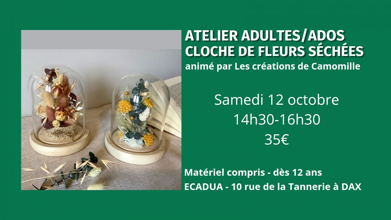 Atelier créatif Art floral / Adultes et ados