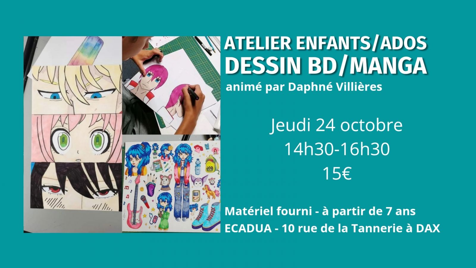 Atelier Dessin BD & Manga / Enfants et ados