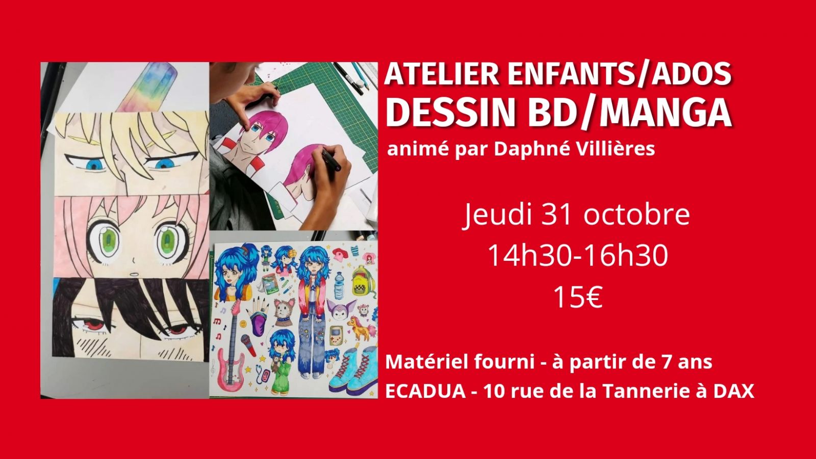 Atelier Dessin BD & Manga / Enfants et ados