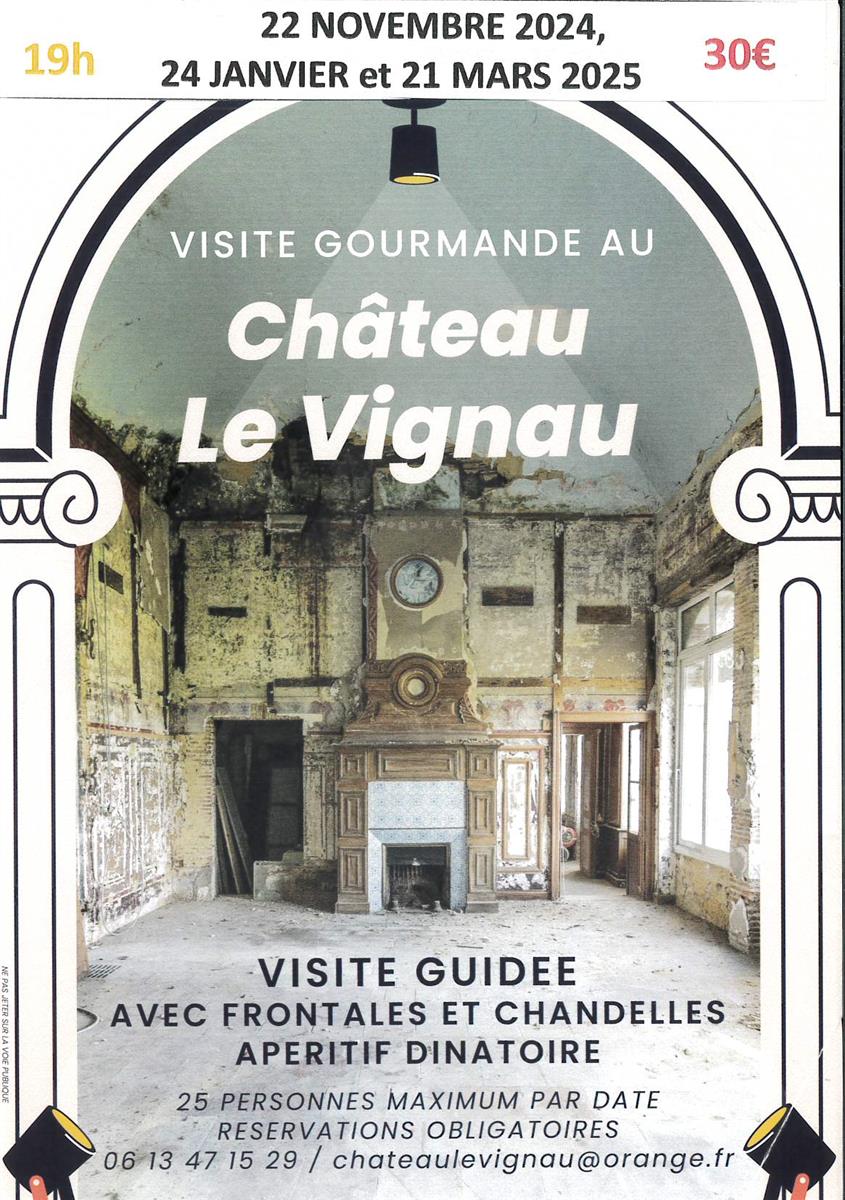 Visite gourmande du Château de le Vignau