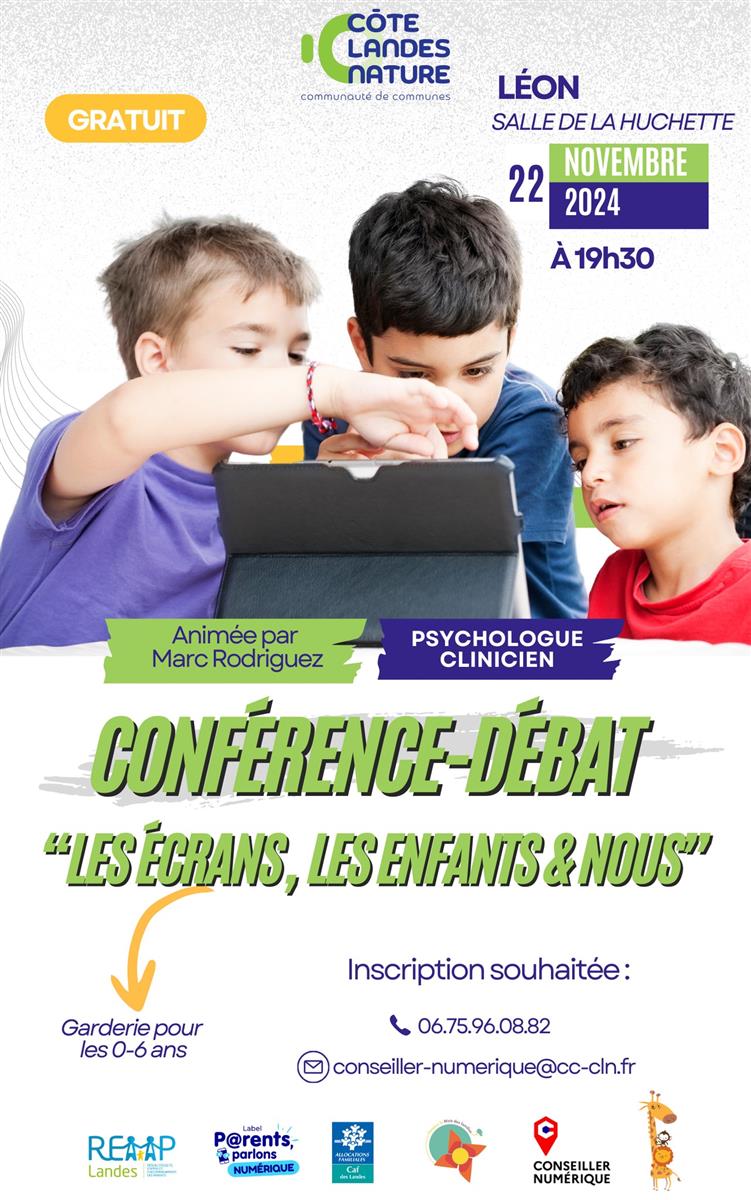 Conférence débat "Les écrans, les enfants et nous"