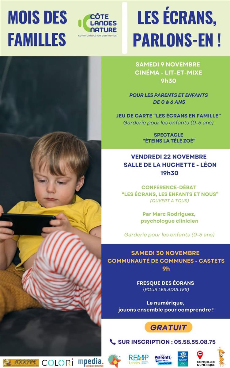 Conférence débat "Les écrans, les enfants et nous"