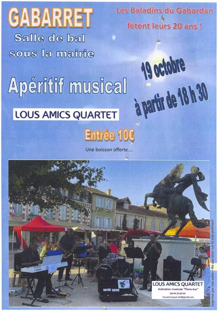 Apéritif musical : Lous amics quartet