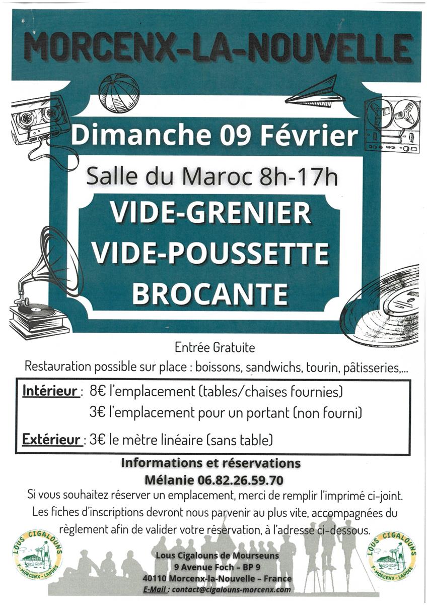 Vide-grenier Vide-Poussette Brocante "Lous Cig ...