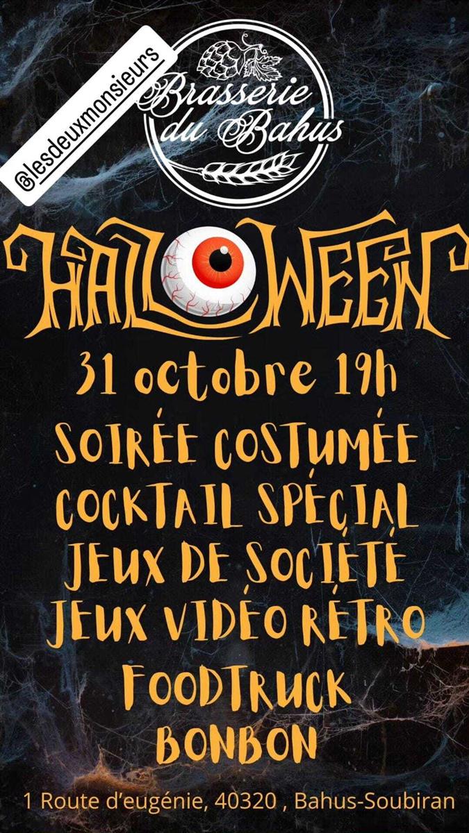 Soirée Halloween à la Brasserie du Bahus