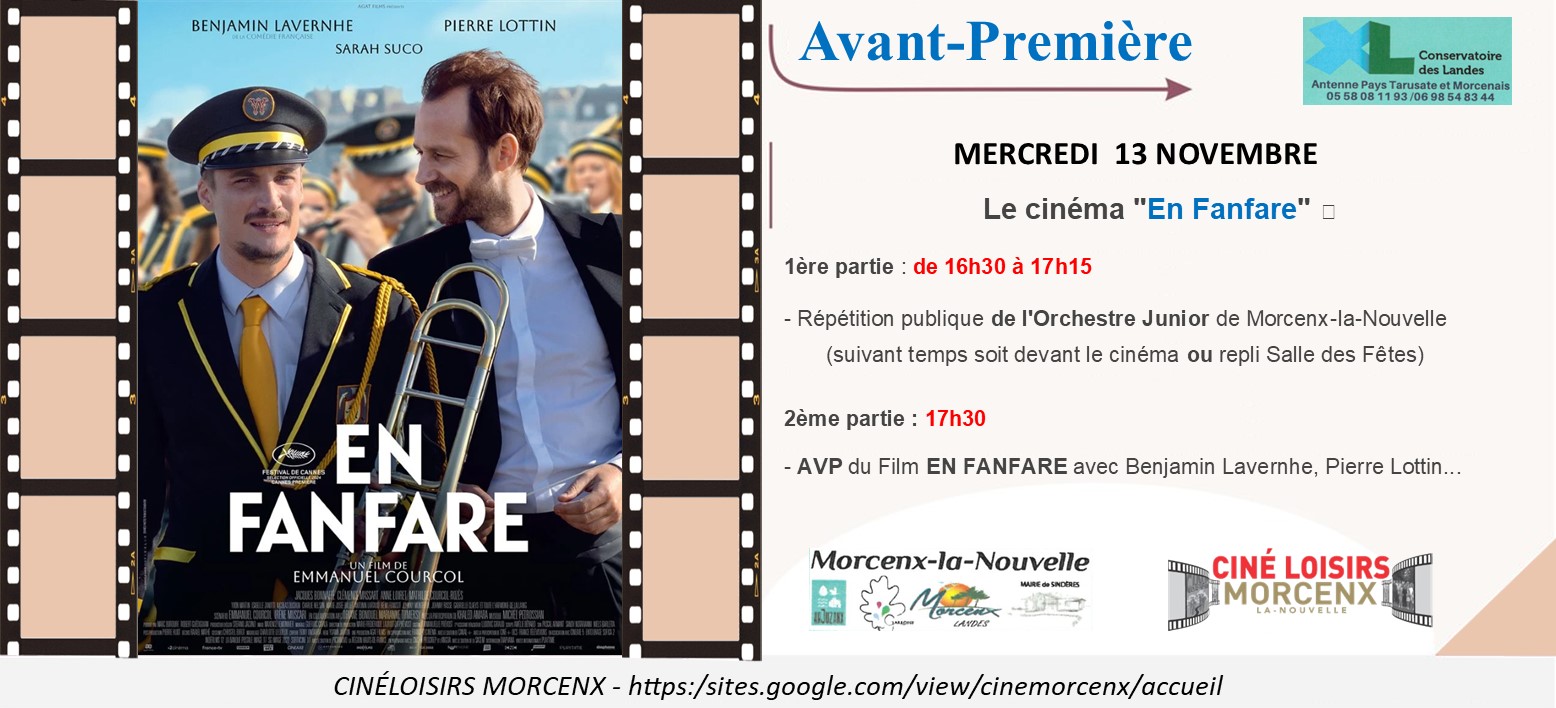 Le cinéma " En Fanfare" - Avant-première