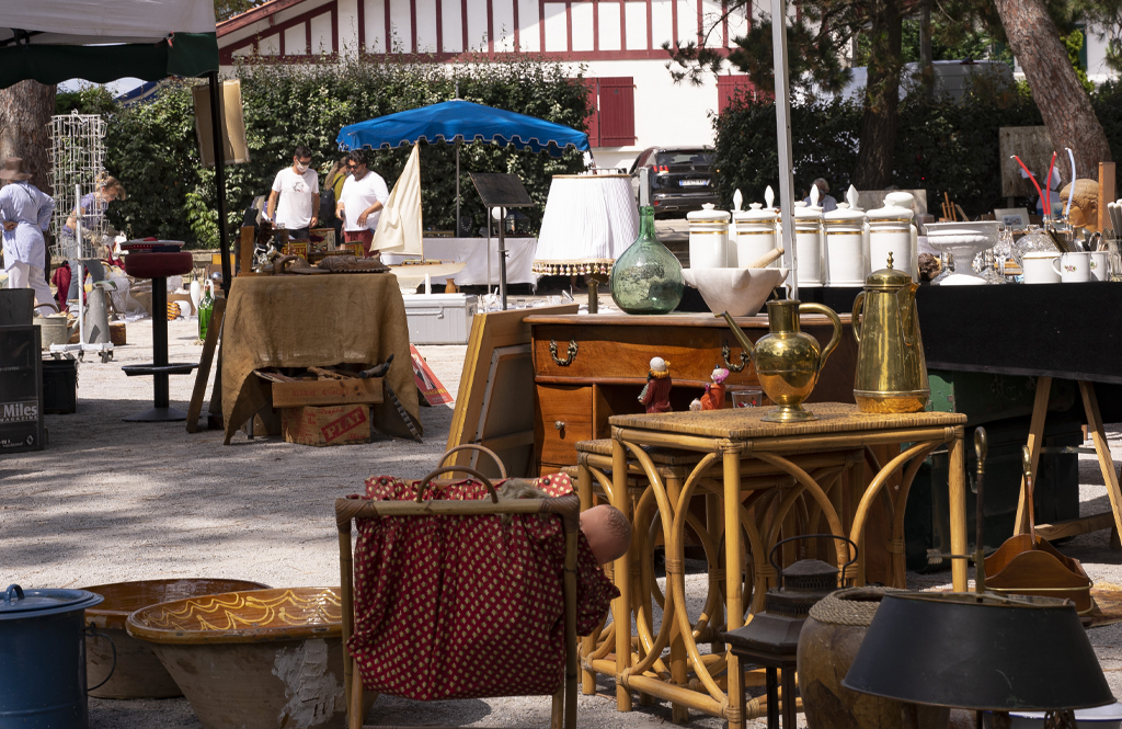 La brocante du centre-ville d'Hossegor