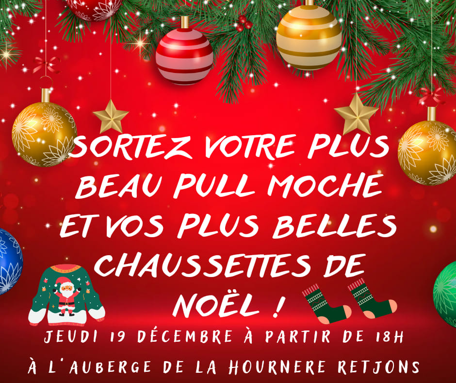 Soirée pull moche de Noël