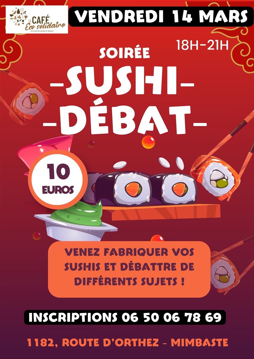 Soirée sushis - débat