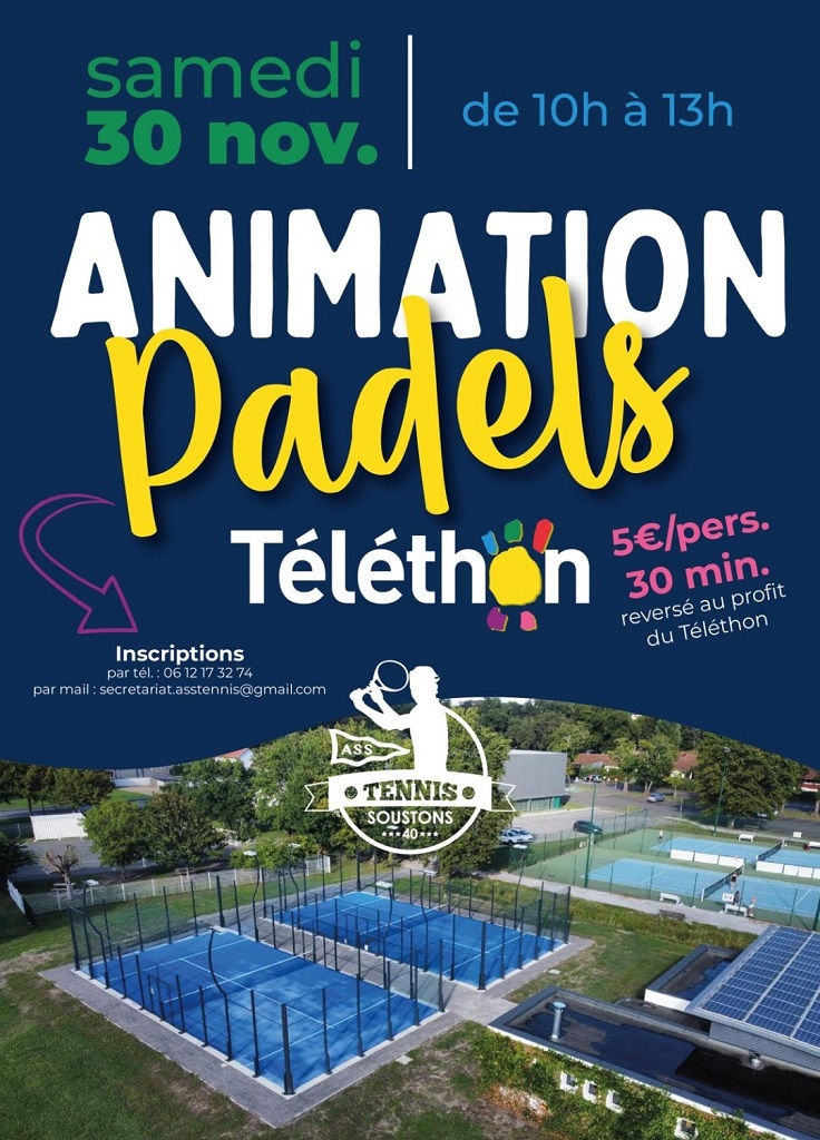 Animation Padel - Téléthon