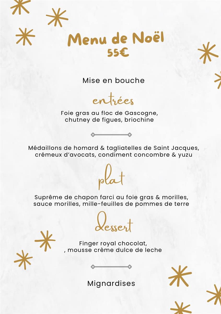 Repas de Noël au Cadet de Gascogne