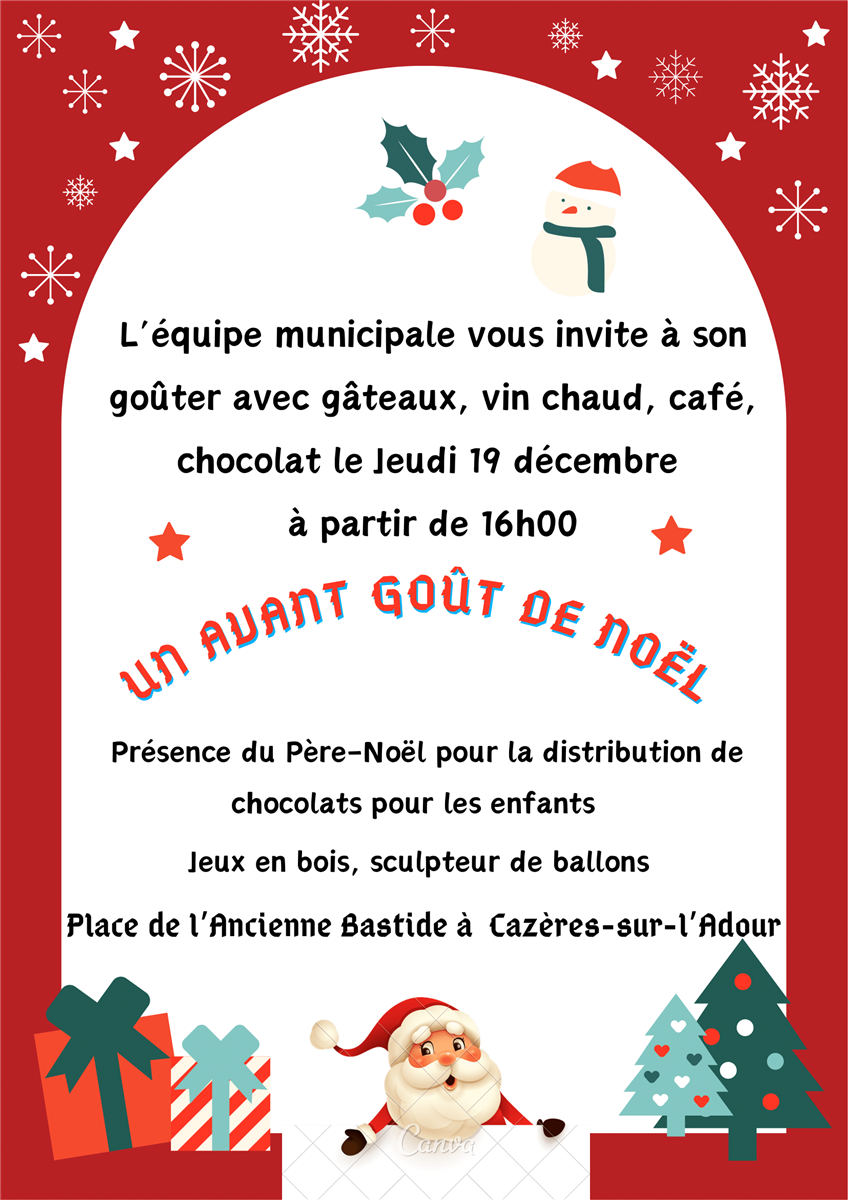 Un avant goût de Noël - goûter