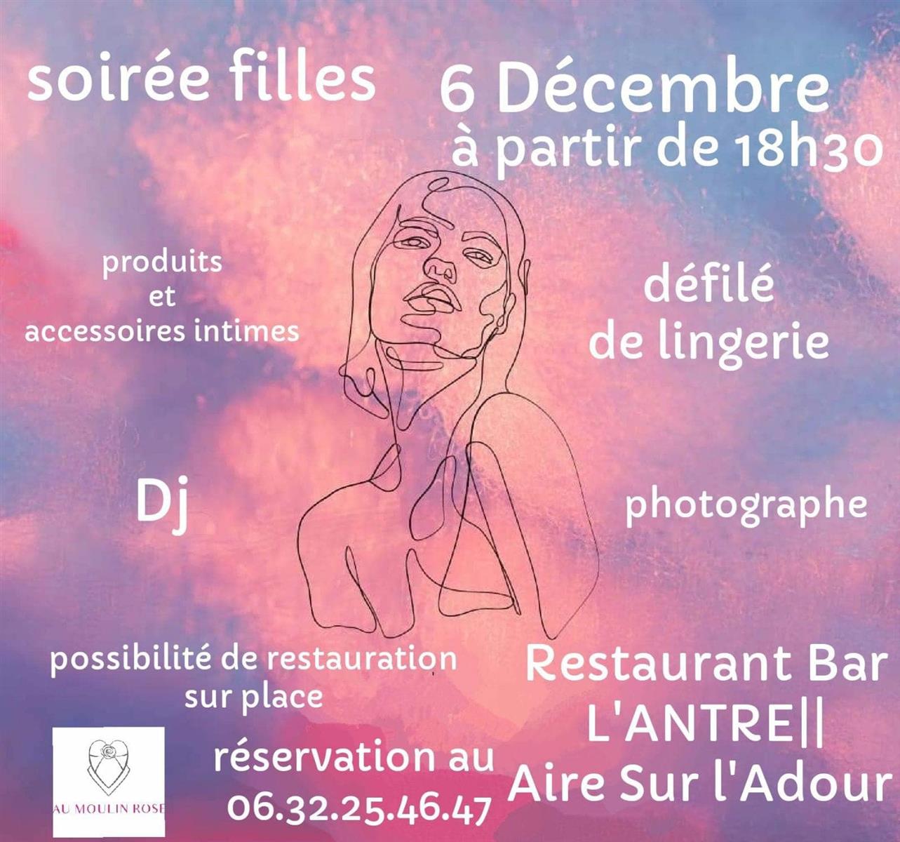 Soirée filles à l'Antre II