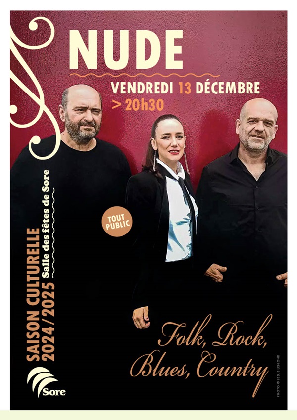 Saison culturelle Mairie de Sore : Concert "Nu ...