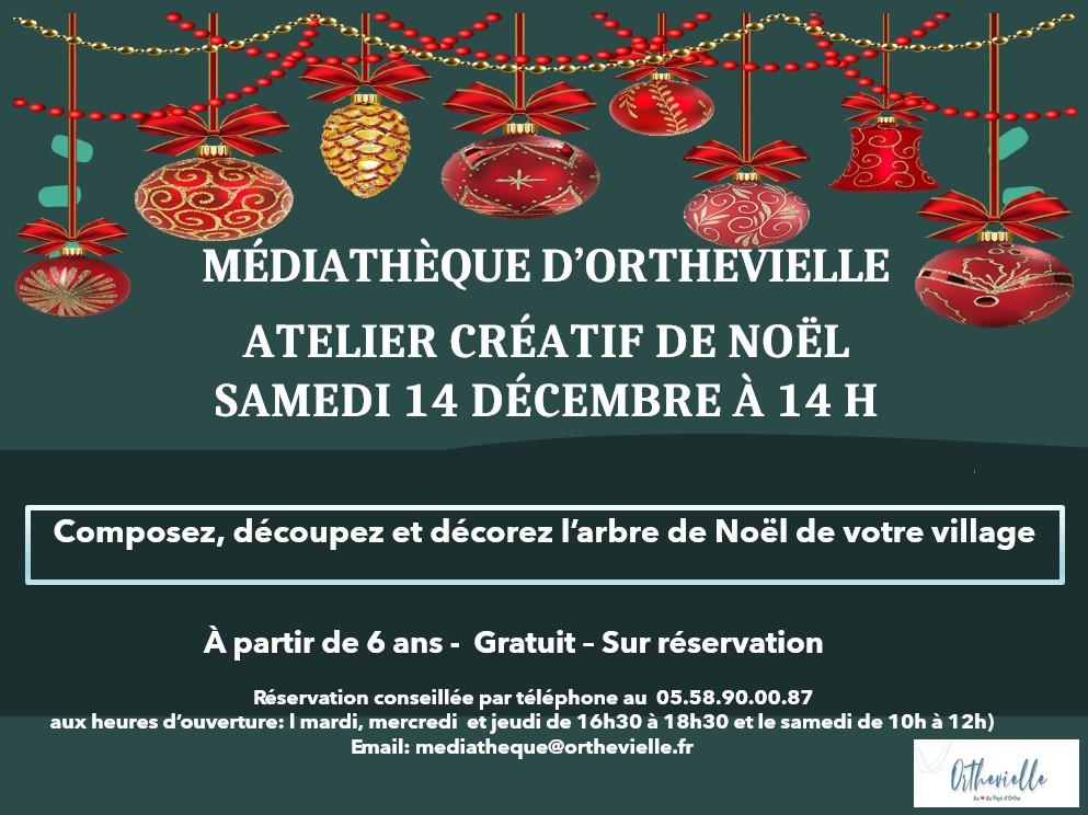 Atelier créatif de noël