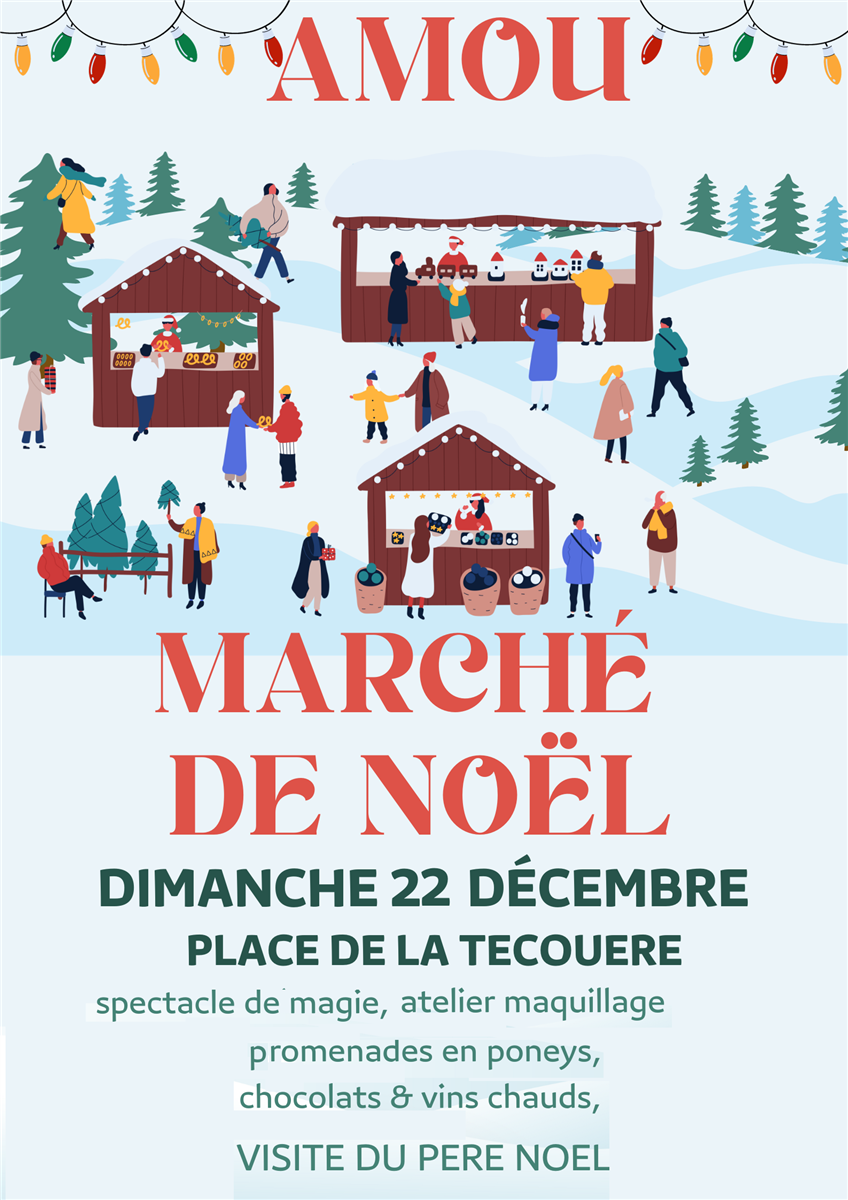 Marché de noël à Amou